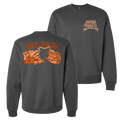 Crewneck Charcoal Red Rocks '26