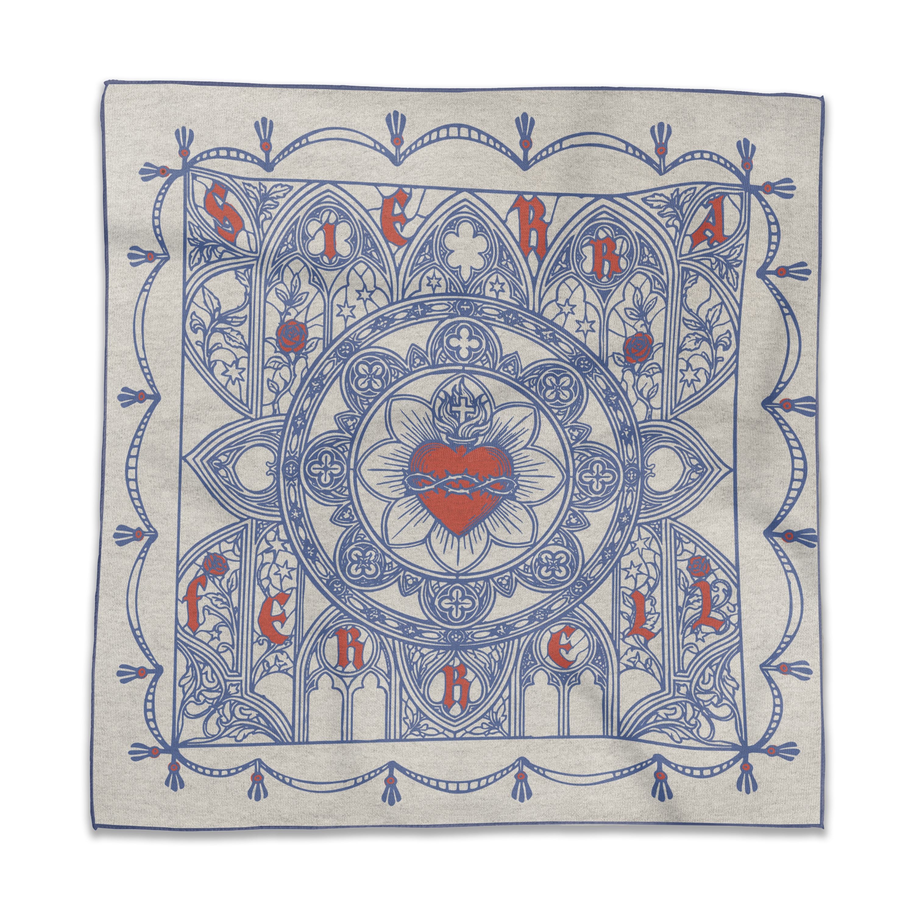 Bandana Ivory Sacred Heart