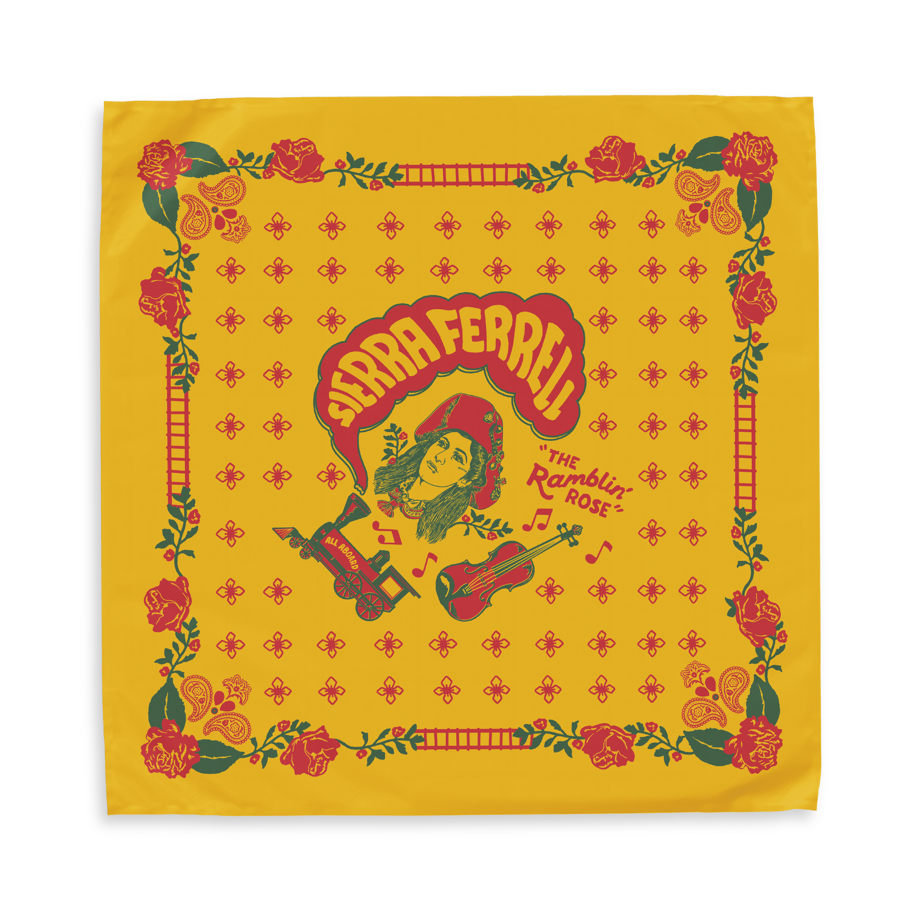 Bandana Train Gold