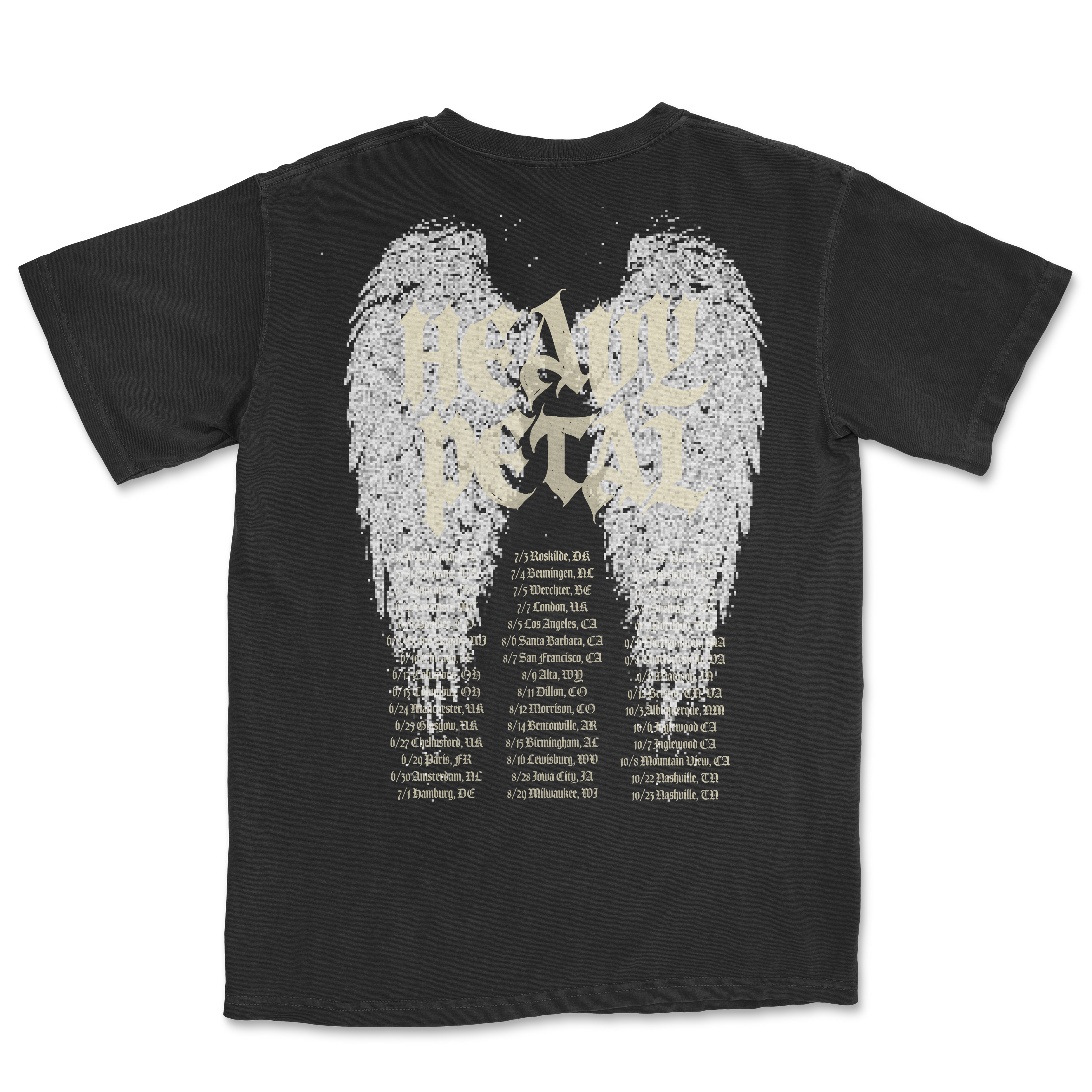 Blk Photo Tour Tee [Pre-Order]