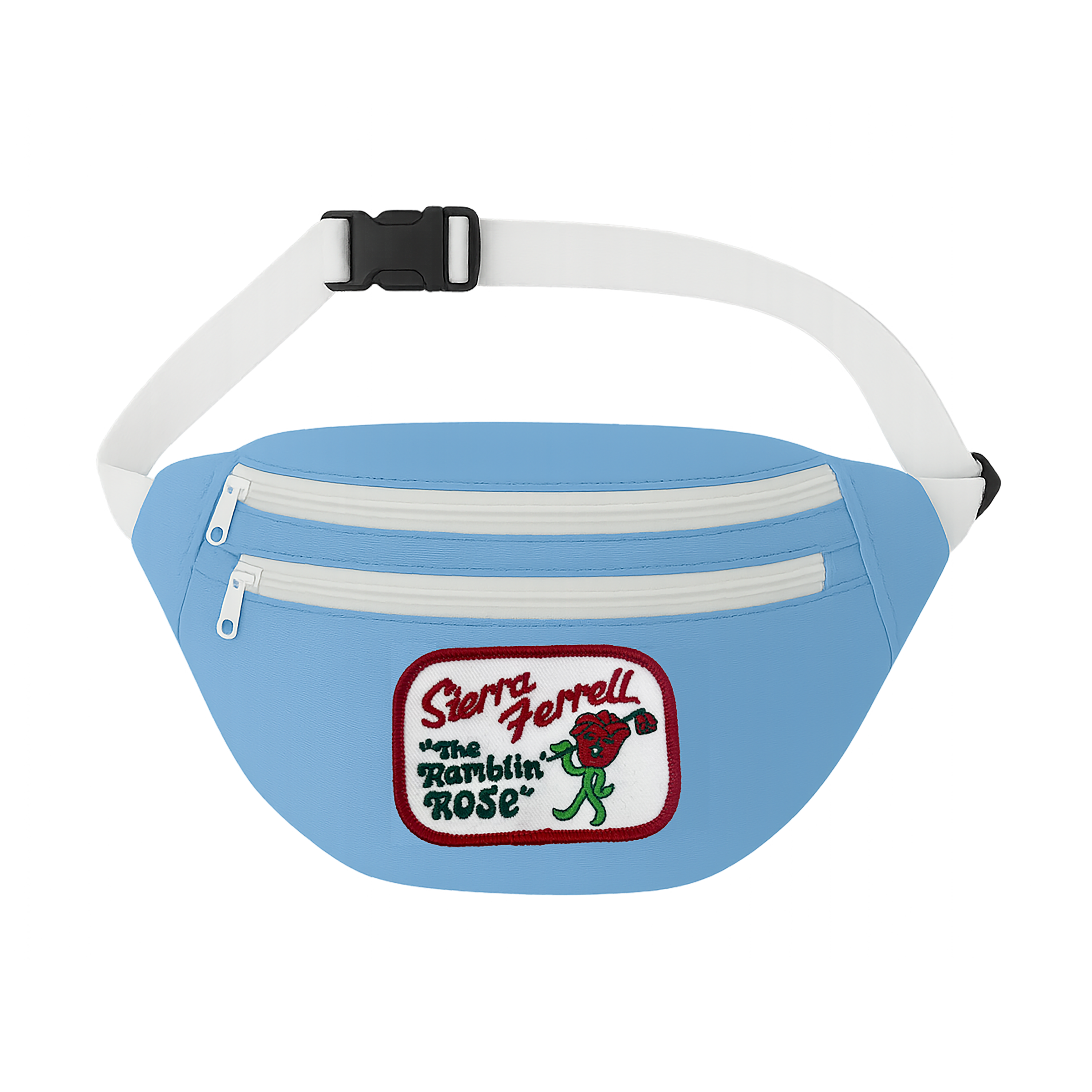 Blue Fanny Pack - Ramblin' Rose