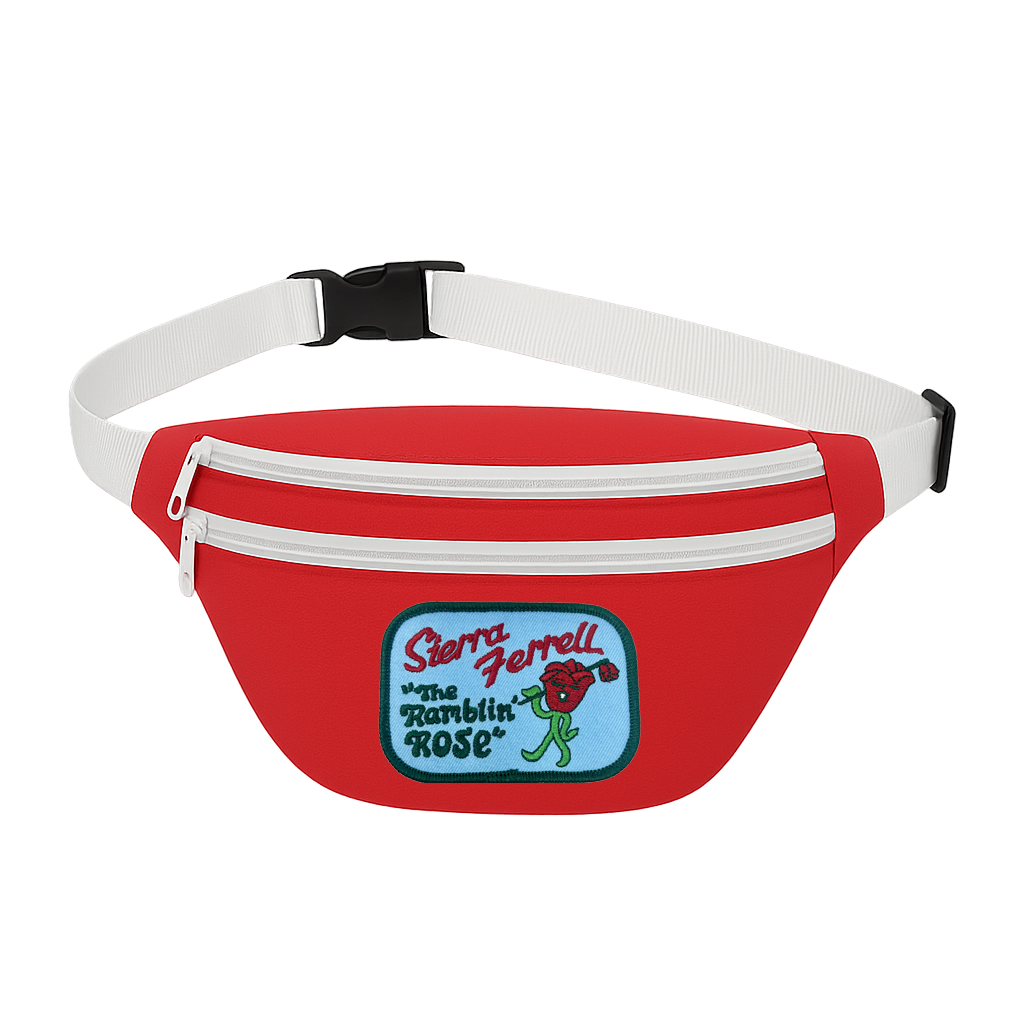Red Fanny Pack - Ramblin' Rose