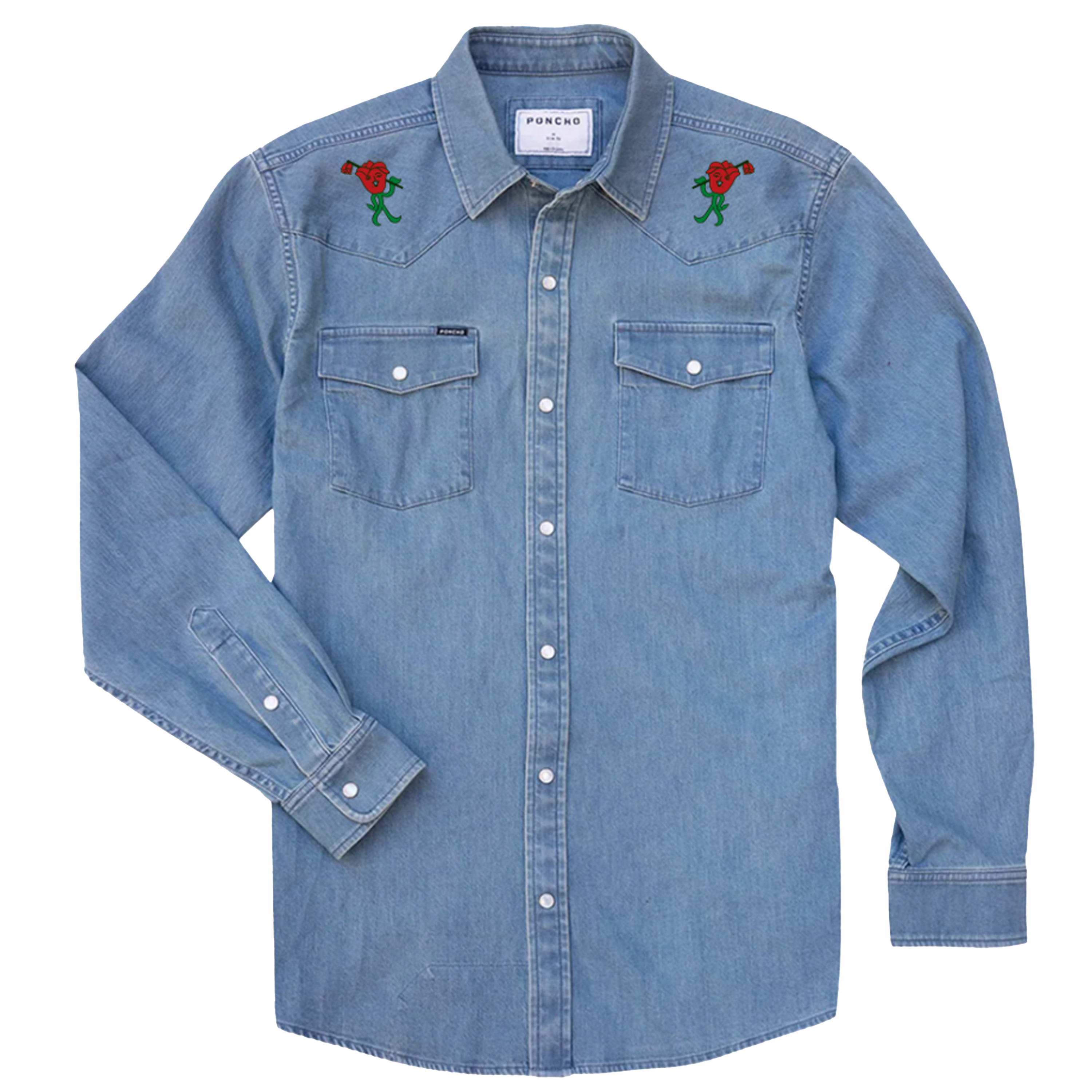 Denim Ramblin' Rose Shirt