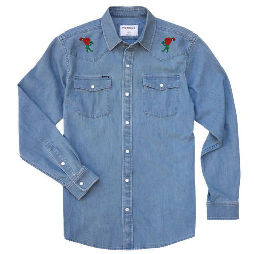 Denim Ramblin' Rose Shirt – Sierra Ferrell