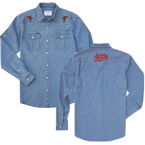 Denim Ramblin' Rose Shirt – Sierra Ferrell