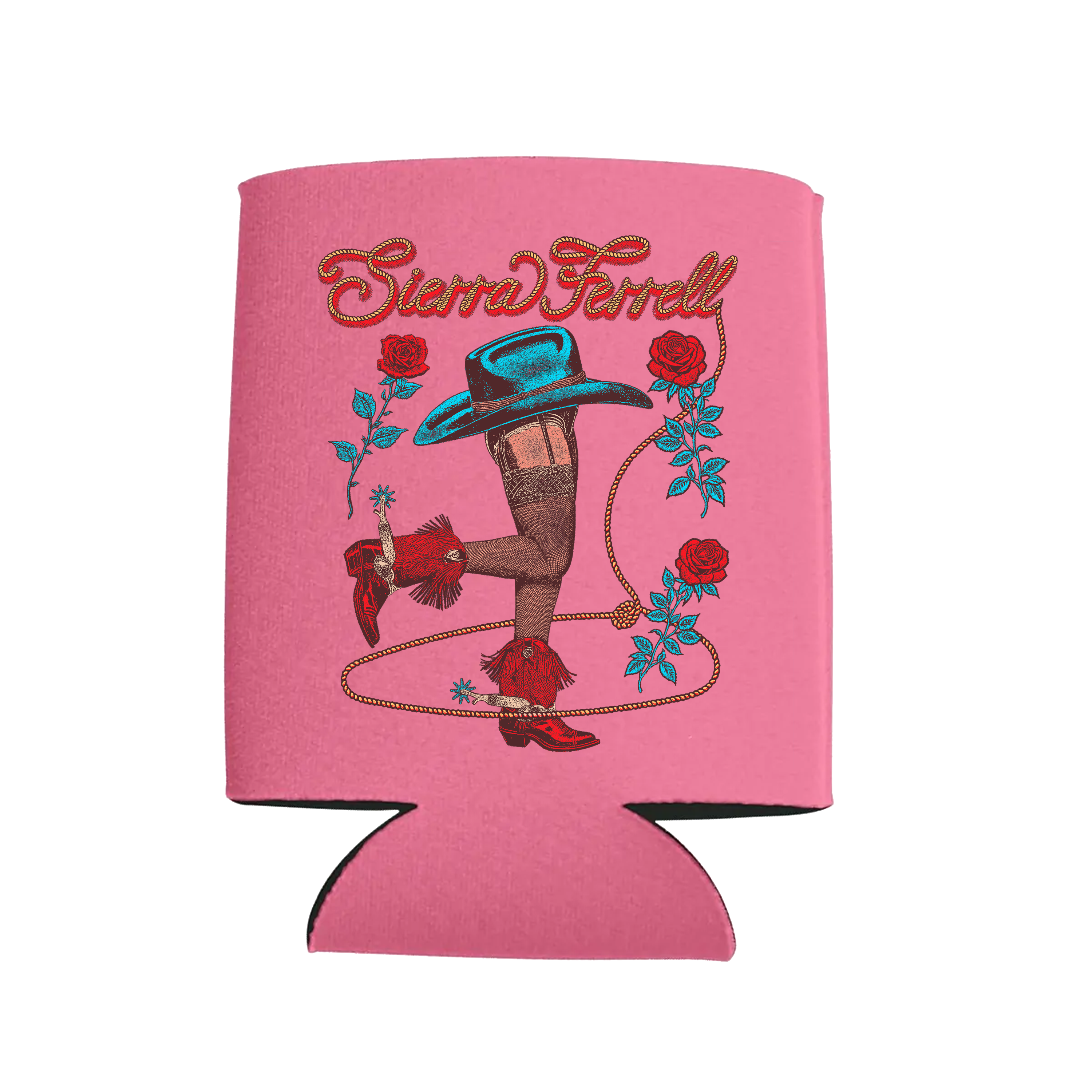 Koozie Pink Hat Legs