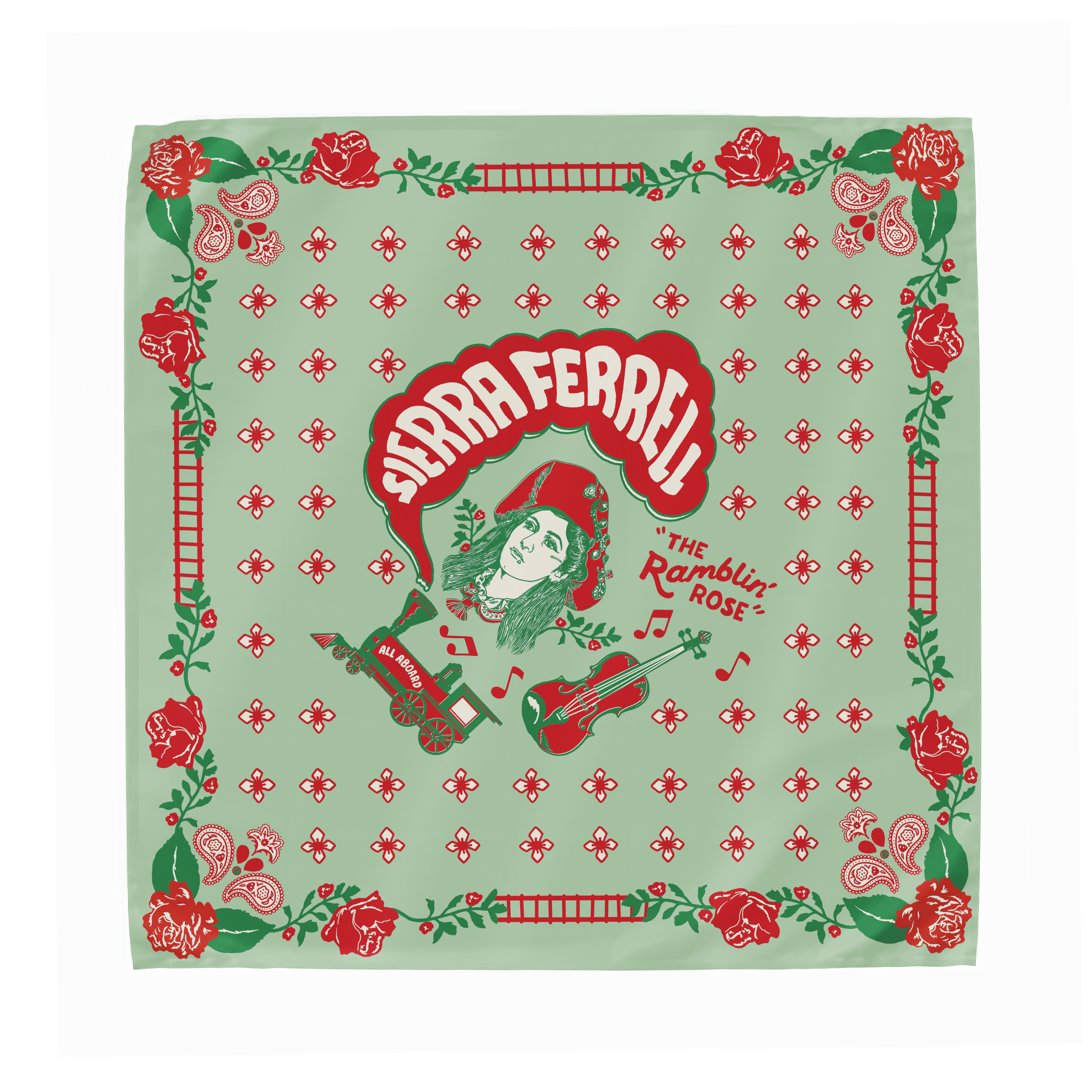 Bandana Train Green