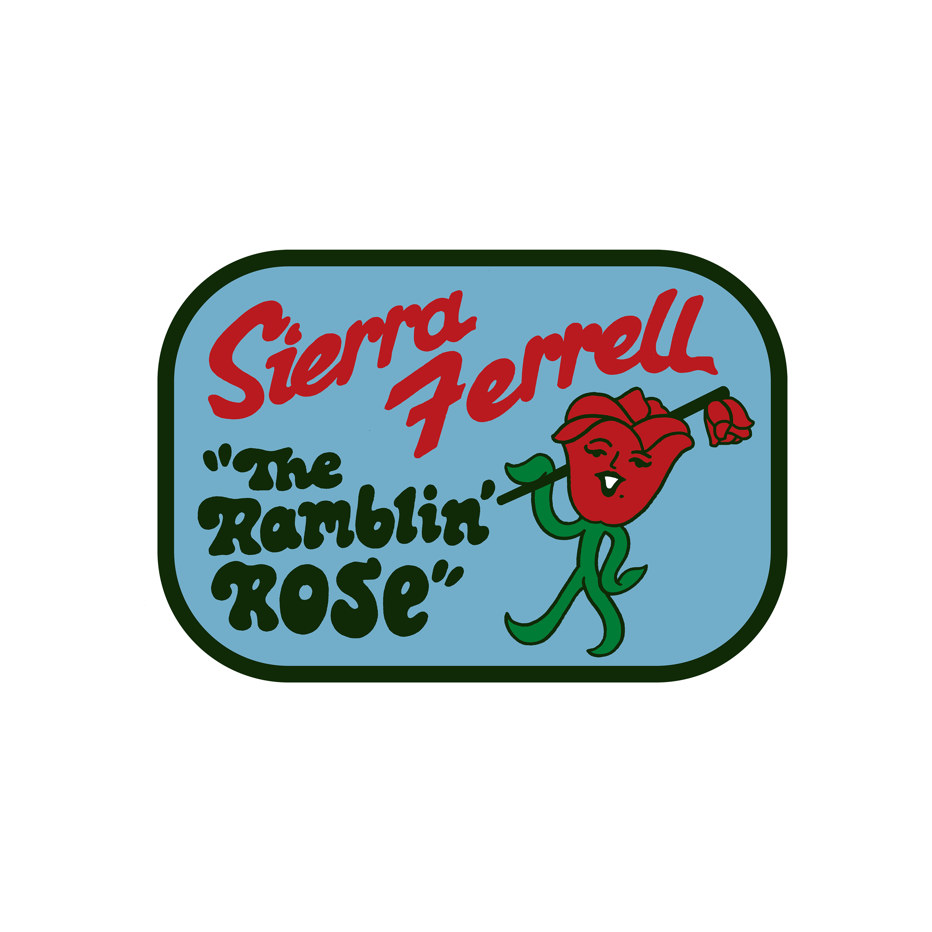 Sticker Ramblin' Rose