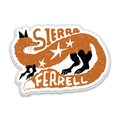 Sticker Orange Fox