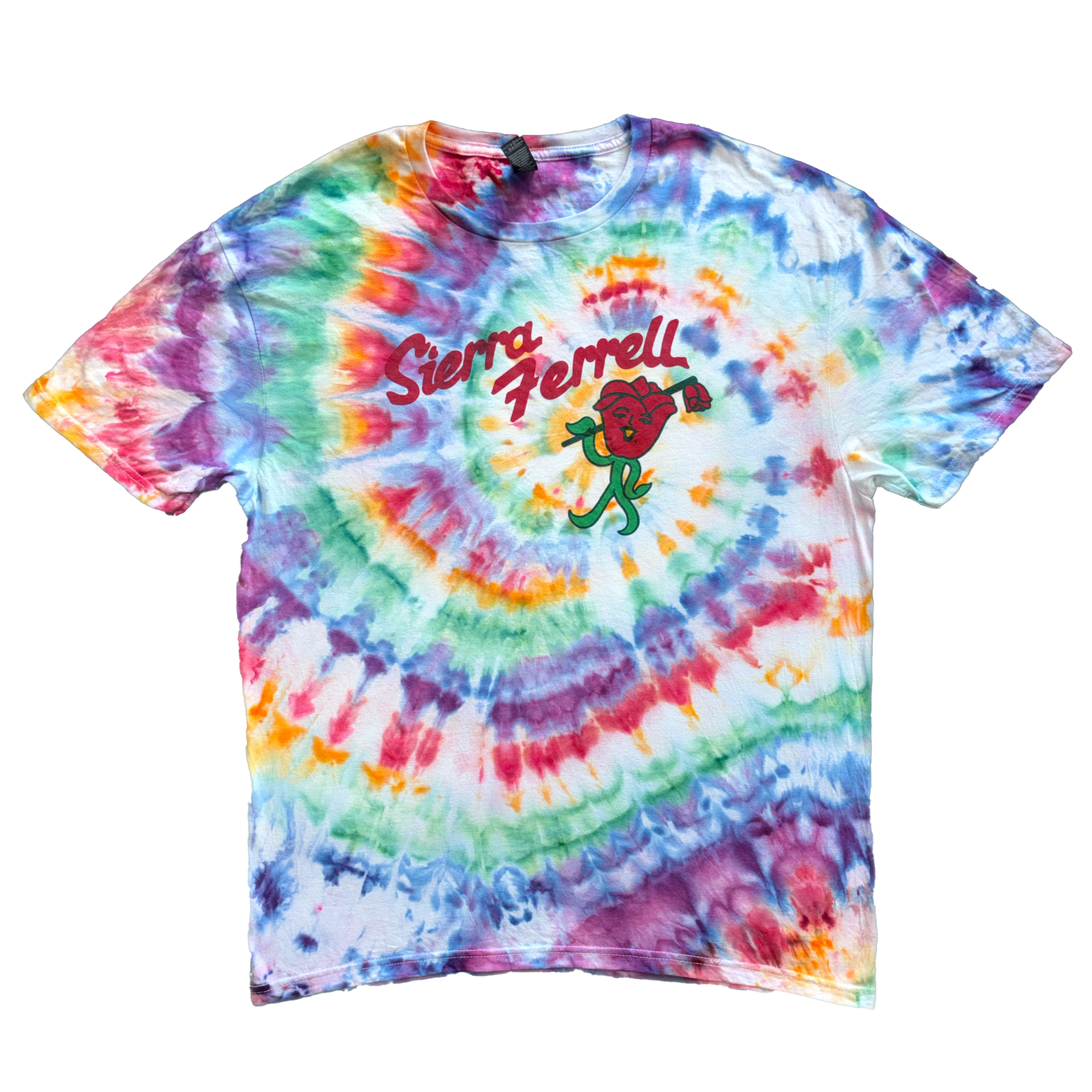 Tie Dye Ramblin' Rose Tee