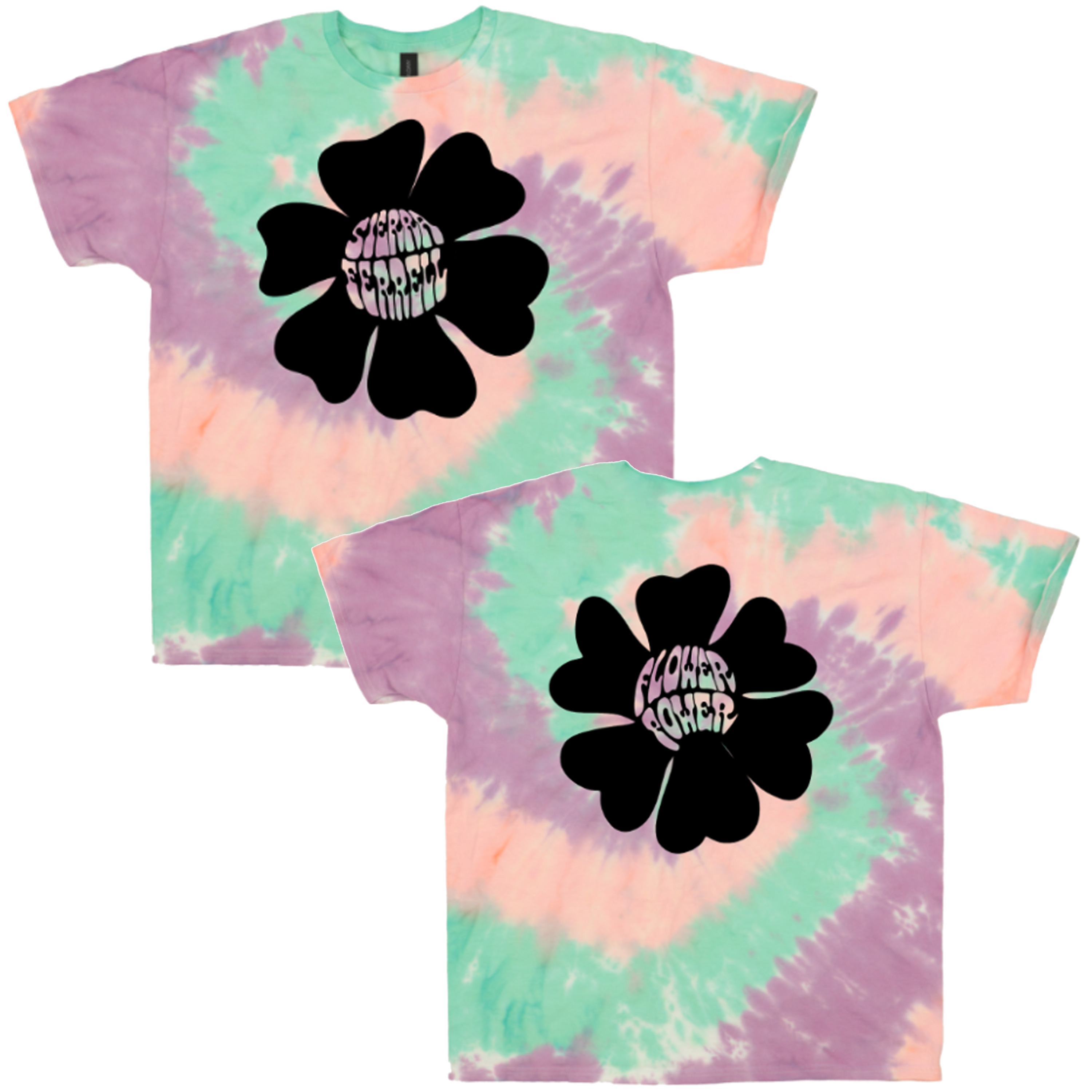 Tie Dye Flower Power Tee