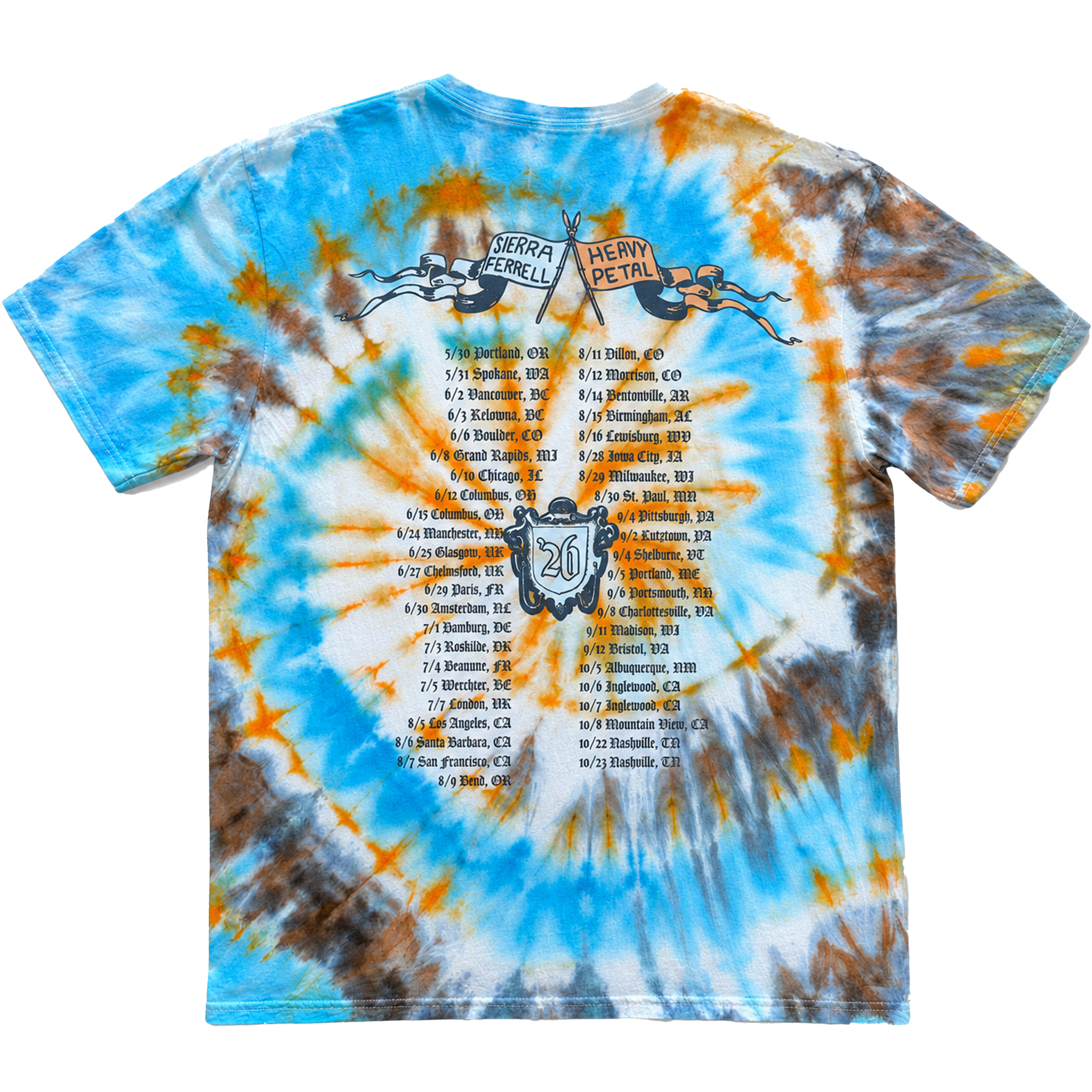 Tie Dye Knight Tour Tee '26
